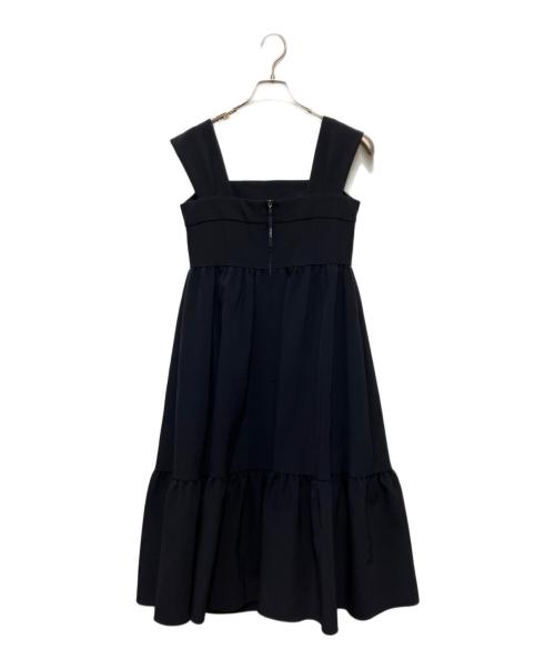FOXEY NEWYORK（フォクシーニューヨーク）FOXEY NEWYORK (フォクシーニューヨーク) フレアワンピース ブラック サイズ:38の古着・服飾アイテム