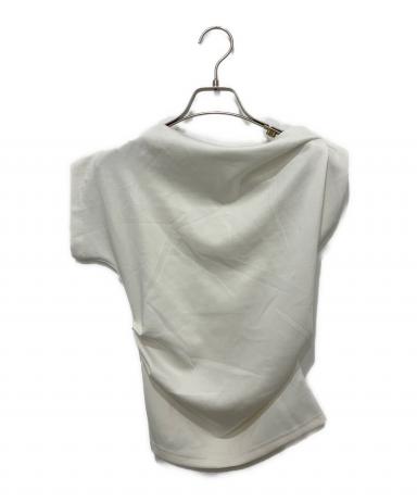 中古・古着通販】venica (ヴェニカ) Twist drape tops ホワイト サイズ