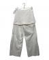 THINGS THAT MATTER (シングスザットマター) CHAOS EMBROIDERY LAYERED PANTS ホワイト サイズ:2：18000円