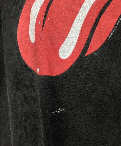 ROLLING STONES（ローリングストーンズ）ROLLING STONES (ローリングストーンズ) ALL SPORT (オールスポーツ) NOSECURITY TOUR 1999 Tee ブラック サイズ:ＸＬの古着・服飾アイテム