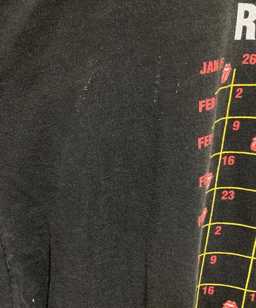 ROLLING STONES（ローリングストーンズ）ROLLING STONES (ローリングストーンズ) ALL SPORT (オールスポーツ) NOSECURITY TOUR 1999 Tee ブラック サイズ:ＸＬの古着・服飾アイテム