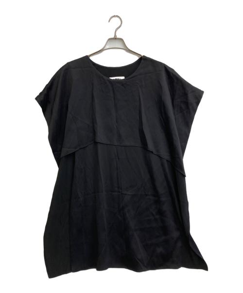 MM6 Maison Margiela（エムエムシックスメゾンマルジェラ）MM6 Maison Margiela (エムエムシックスメゾンマルジェラ) チュニックワンピース ブラック サイズ:SIZE 40の古着・服飾アイテム