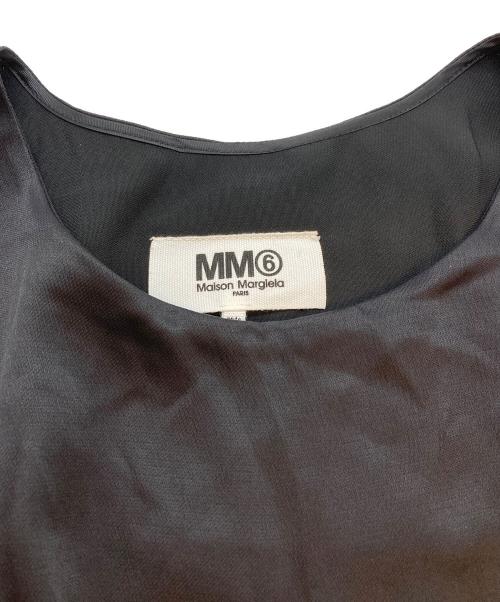 MM6 Maison Margiela（エムエムシックスメゾンマルジェラ）MM6 Maison Margiela (エムエムシックスメゾンマルジェラ) チュニックワンピース ブラック サイズ:SIZE 40の古着・服飾アイテム