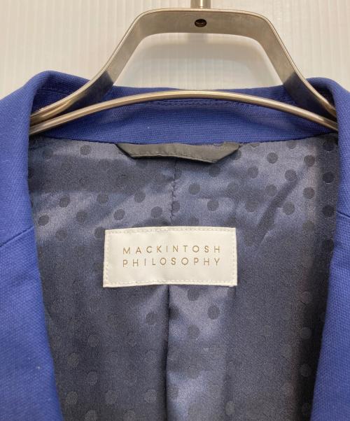 MACKINTOSH PHILOSOPHY（マッキントッシュ フィロソフィー）MACKINTOSH PHILOSOPHY (マッキントッシュ フィロソフィー) テーラードジャケット ネイビー サイズ:38Rの古着・服飾アイテム