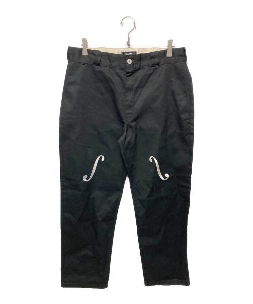 Dickies（ディッキーズ）Dickies (ディッキーズ) matin avenir (マタンアヴニール) 刺繍ワークパンツ ブラック サイズ:XLの古着・服飾アイテム