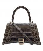 BALENCIAGAバレンシアガ）の古着「クロコ型押し 2WAYショルダーバッグ」｜ブラック