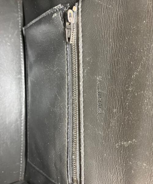 BALENCIAGA（バレンシアガ）BALENCIAGA (バレンシアガ) クロコ型押し 2WAYショルダーバッグ ブラックの古着・服飾アイテム