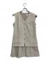 HER LIP TO（ハーリップトゥ）の古着「Tweed Pleated Mini Dress」｜アイボリー