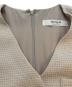 中古・古着 HER LIP TO (ハーリップトゥ) Tweed Pleated Mini Dress アイボリー サイズ:SIZE S 未使用品：7000円