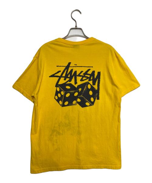stussy（ステューシー）stussy (ステューシー) ダイスロゴTシャツ イエロー サイズ:Mの古着・服飾アイテム