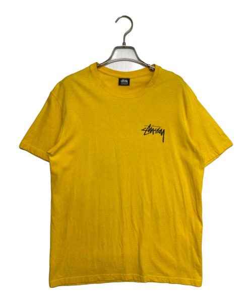 stussy（ステューシー）stussy (ステューシー) ダイスロゴTシャツ イエロー サイズ:Mの古着・服飾アイテム