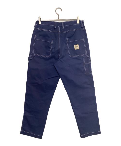 stussy（ステューシー）stussy (ステューシー) Double Knee Painter Pants ネイビー サイズ:30の古着・服飾アイテム