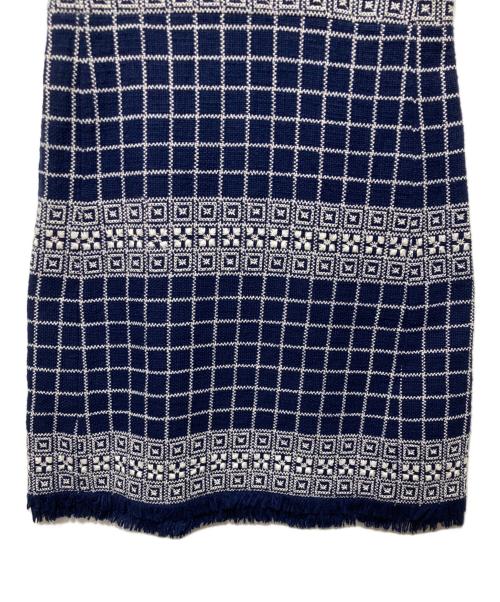 TORY BURCH（トリーバーチ）TORY BURCH (トリーバーチ) ツイードノースリーブワンピース ネイビー サイズ:2の古着・服飾アイテム
