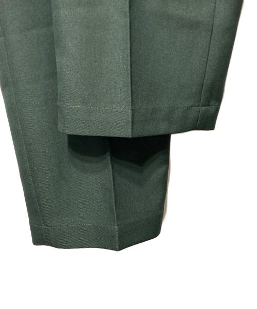 PWA（プア）PWA (プア) slim Slacks UNIHOME-03 ダークグリーン サイズ:Ｍの古着・服飾アイテム