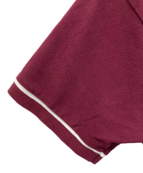 LACOSTE（ラコステ）LACOSTE (ラコステ) リラックスシルエットクレリックポロドレス ボルドー サイズ:SIZE 34の古着・服飾アイテム