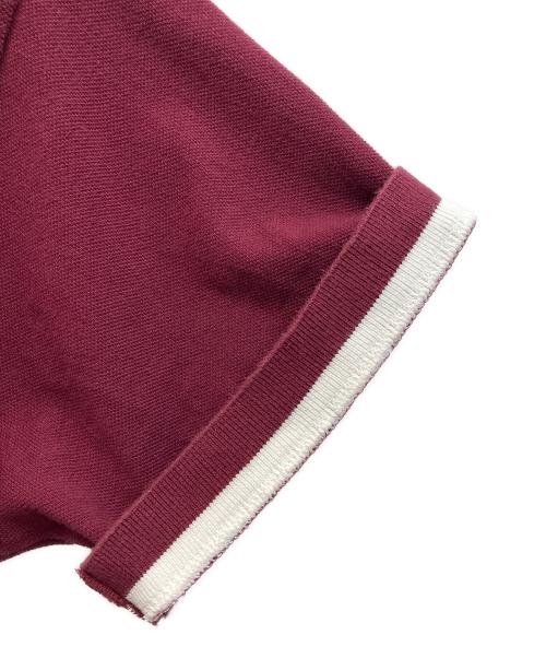 LACOSTE（ラコステ）LACOSTE (ラコステ) リラックスシルエットクレリックポロドレス ボルドー サイズ:SIZE 34の古着・服飾アイテム
