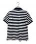 POLO RALPH LAUREN (ポロ・ラルフローレン) striped cotton mesh polo shirt ブラック サイズ:L：7000円