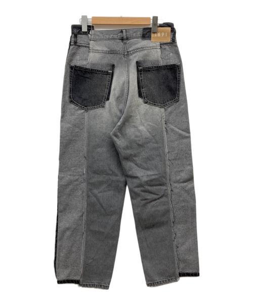 1691（イチロクキューイチ）1691 (イチロクキューイチ) CENTER SEAM LOOSE FIT ブラック サイズ:5の古着・服飾アイテム