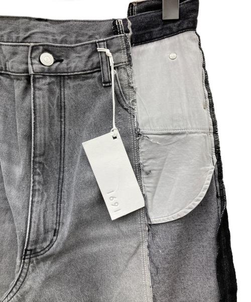 1691（イチロクキューイチ）1691 (イチロクキューイチ) CENTER SEAM LOOSE FIT ブラック サイズ:5の古着・服飾アイテム