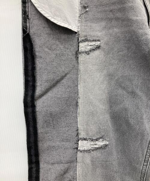 1691（イチロクキューイチ）1691 (イチロクキューイチ) CENTER SEAM LOOSE FIT ブラック サイズ:5の古着・服飾アイテム