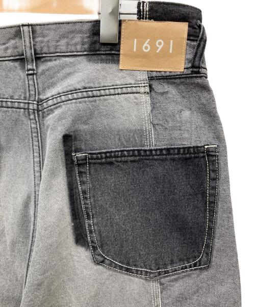 1691（イチロクキューイチ）1691 (イチロクキューイチ) CENTER SEAM LOOSE FIT ブラック サイズ:5の古着・服飾アイテム
