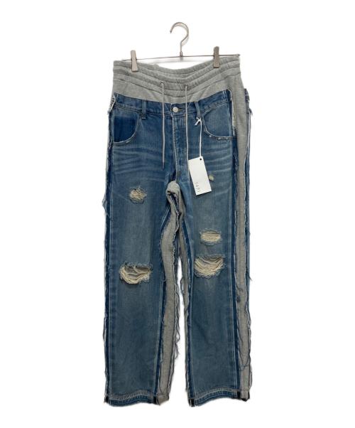 1691（イチロクキューイチ）1691 (イチロクキューイチ) SWEATPANT DENIM FIND サイズ:5の古着・服飾アイテム