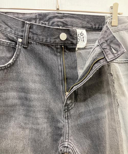 1691（イチロクキューイチ）1691 (イチロクキューイチ) ASYMMETRICAL STRAIGHT ブラック サイズ:4の古着・服飾アイテム