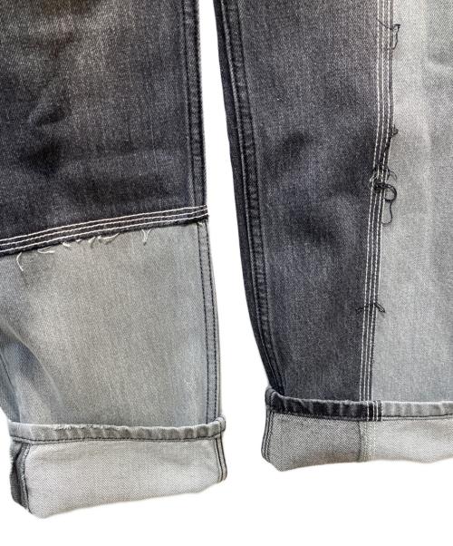 1691（イチロクキューイチ）1691 (イチロクキューイチ) ASYMMETRICAL STRAIGHT ブラック サイズ:4の古着・服飾アイテム