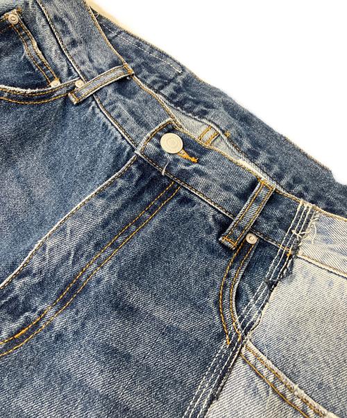 1691（イチロクキューイチ）1691 (イチロクキューイチ) ASYMMETRICAL STRAIGHT インディゴ サイズ:4の古着・服飾アイテム