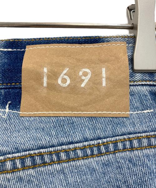 1691（イチロクキューイチ）1691 (イチロクキューイチ) ASYMMETRICAL STRAIGHT インディゴ サイズ:4の古着・服飾アイテム