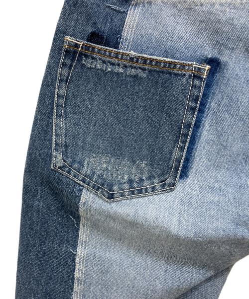 1691（イチロクキューイチ）1691 (イチロクキューイチ) ASYMMETRICAL STRAIGHT インディゴ サイズ:SIZE３の古着・服飾アイテム