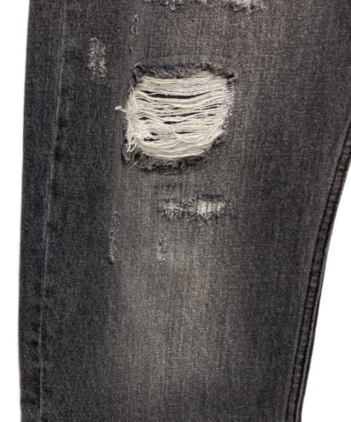 1691（イチロクキューイチ）1691 (イチロクキューイチ) ASYMMETRICAL STRAIGHT ブラック サイズ:SIZE５の古着・服飾アイテム