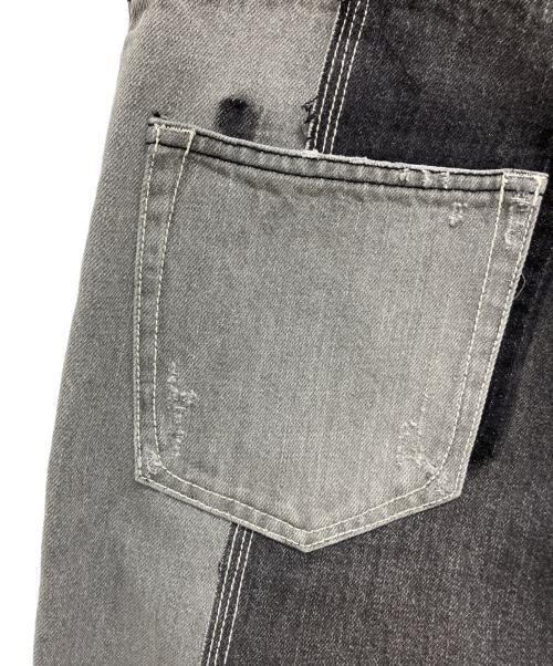 1691（イチロクキューイチ）1691 (イチロクキューイチ) ASYMMETRICAL STRAIGHT ブラック サイズ:SIZE５の古着・服飾アイテム