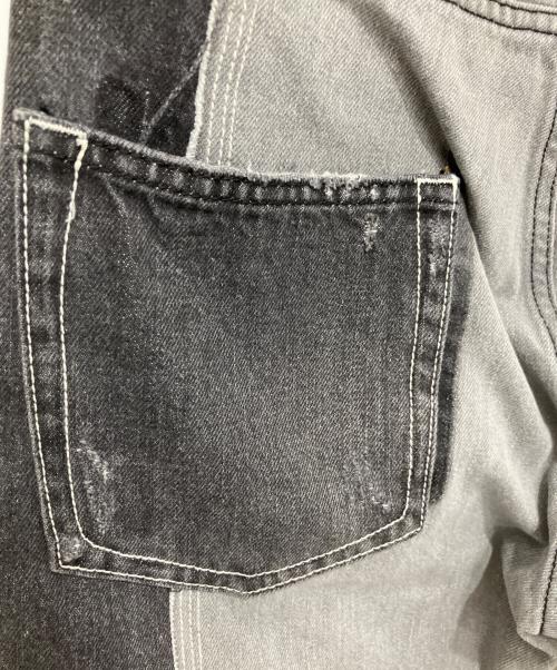 1691（イチロクキューイチ）1691 (イチロクキューイチ) ASYMMETRICAL STRAIGHT ブラック サイズ:4の古着・服飾アイテム