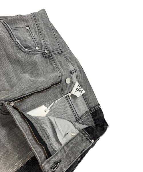 1691（イチロクキューイチ）1691 (イチロクキューイチ) ASYMMETRICAL STRAIGHT ブラック サイズ:4の古着・服飾アイテム