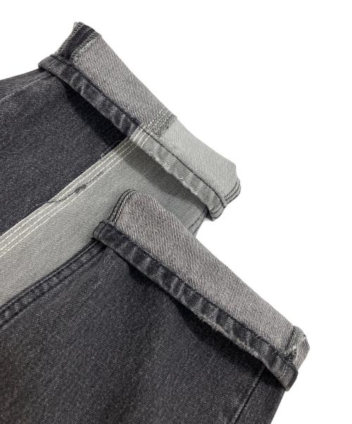 1691（イチロクキューイチ）1691 (イチロクキューイチ) ASYMMETRICAL STRAIGHT ブラック サイズ:4の古着・服飾アイテム