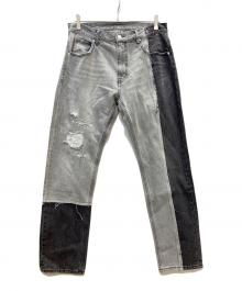 1691（イチロクキューイチ）の古着「ASYMMETRICAL STRAIGHT」｜ブラック