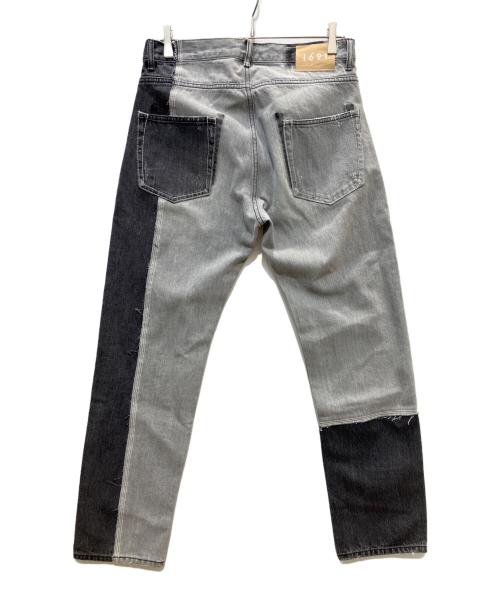 1691（イチロクキューイチ）1691 (イチロクキューイチ) ASYMMETRICAL STRAIGHT ブラック サイズ:5の古着・服飾アイテム