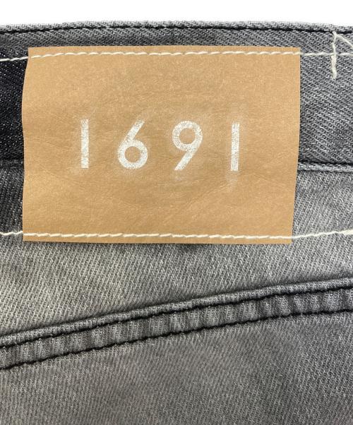 1691（イチロクキューイチ）1691 (イチロクキューイチ) ASYMMETRICAL STRAIGHT ブラック サイズ:5の古着・服飾アイテム
