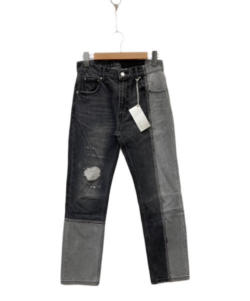 1691（イチロクキューイチ）1691 (イチロクキューイチ) ASYMMETRICAL STRAIGHT ブラック サイズ:2の古着・服飾アイテム