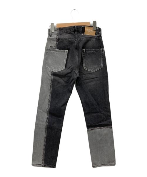 1691（イチロクキューイチ）1691 (イチロクキューイチ) ASYMMETRICAL STRAIGHT ブラック サイズ:2の古着・服飾アイテム