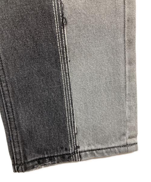 1691（イチロクキューイチ）1691 (イチロクキューイチ) ASYMMETRICAL STRAIGHT ブラック サイズ:2の古着・服飾アイテム