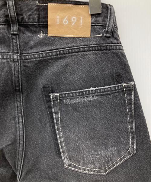 1691（イチロクキューイチ）1691 (イチロクキューイチ) ASYMMETRICAL STRAIGHT ブラック サイズ:2の古着・服飾アイテム