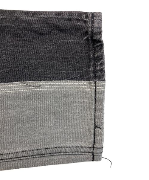 1691（イチロクキューイチ）1691 (イチロクキューイチ) 25SS ASYMMETRICAL STRAIGHT ブラック サイズ:3の古着・服飾アイテム