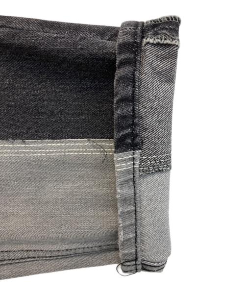1691（イチロクキューイチ）1691 (イチロクキューイチ) 25SS ASYMMETRICAL STRAIGHT ブラック サイズ:3の古着・服飾アイテム