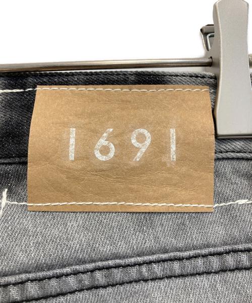 1691（イチロクキューイチ）1691 (イチロクキューイチ) 25SS ASYMMETRICAL STRAIGHT ブラック サイズ:3の古着・服飾アイテム