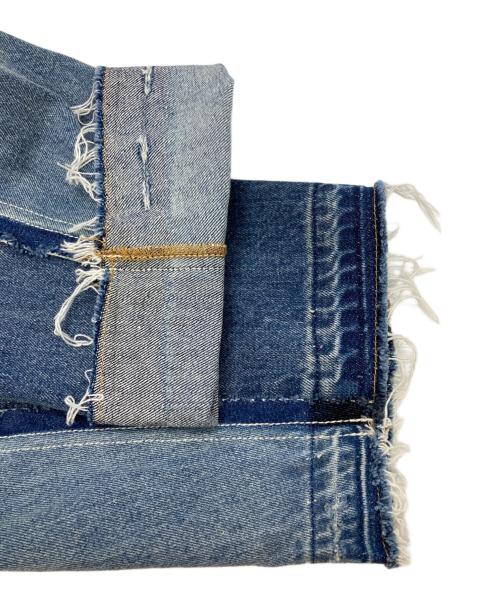 1691（イチロクキューイチ）1691 (イチロクキューイチ) サルエルデニム/Twisted 3D Sarouel Denim インディゴ サイズ:4の古着・服飾アイテム