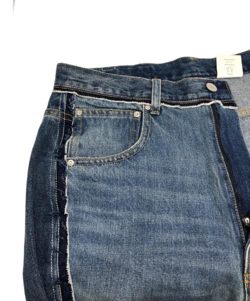 1691（イチロクキューイチ）1691 (イチロクキューイチ) Twisted 3D Sarouel Denim インディゴ サイズ:SIZE 4の古着・服飾アイテム