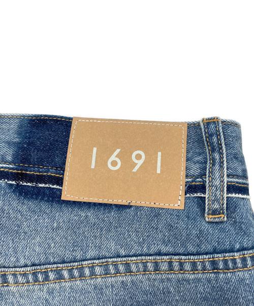 1691（イチロクキューイチ）1691 (イチロクキューイチ) Twisted 3D Sarouel Denim インディゴ サイズ:4の古着・服飾アイテム