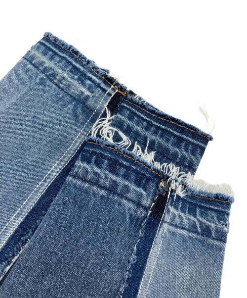1691（イチロクキューイチ）1691 (イチロクキューイチ) Twisted 3D Sarouel Denim インディゴ サイズ:4の古着・服飾アイテム